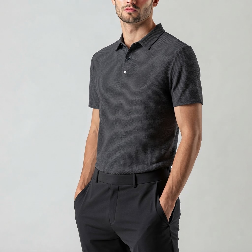 MARC TEXTURED KNIT POLO – Timeless Men's Clothing | Riccardo Ricci