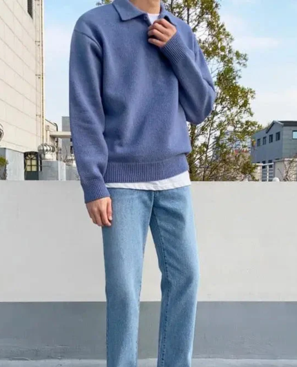 GUISTINO POLO SWEATER