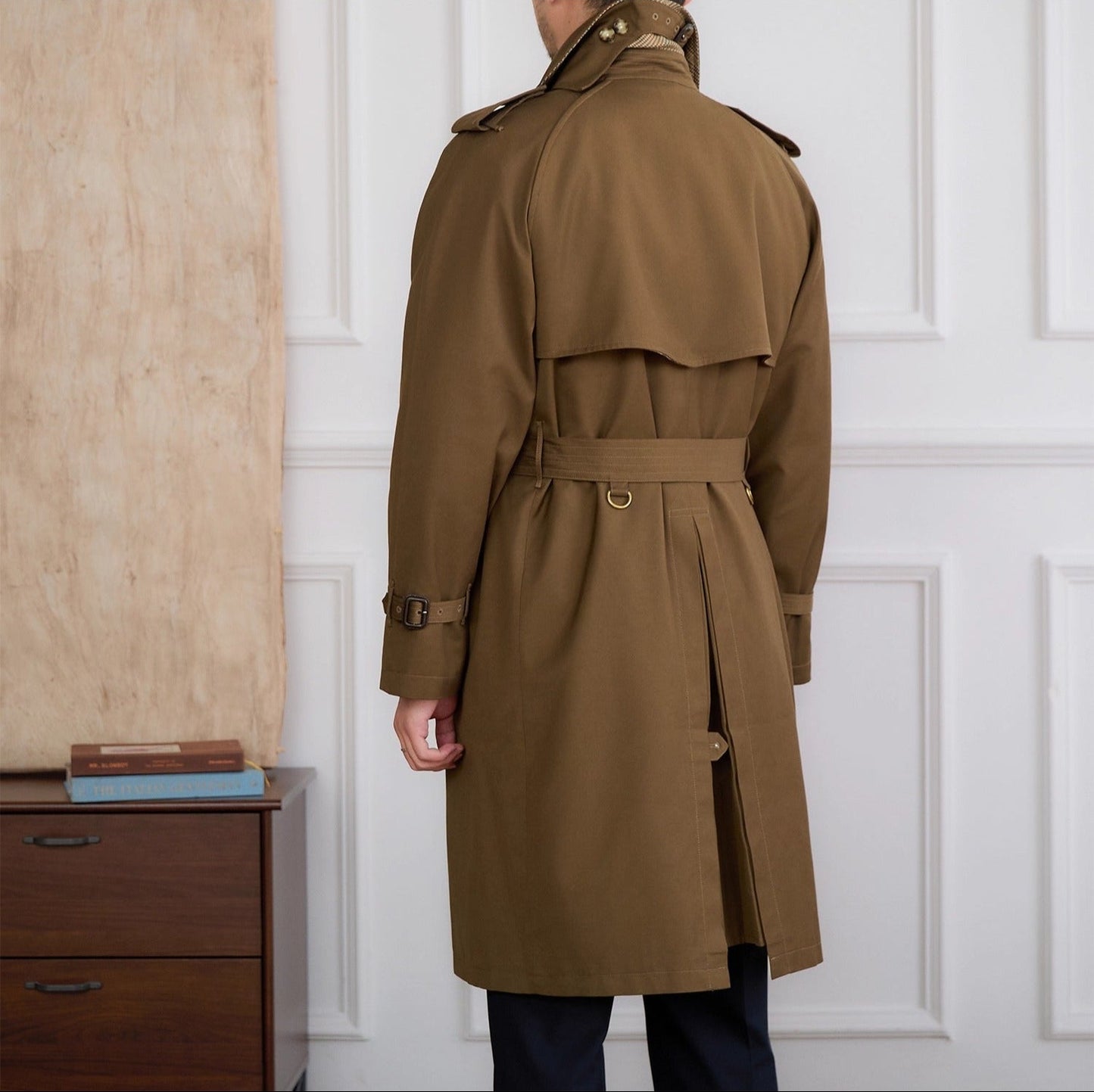 DOMENICO DOUBLE-BREASTED TRENCH COAT