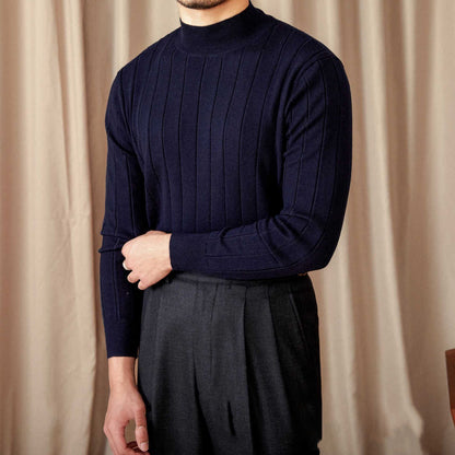 GIORGIO RIBBED KNIT CREWNECK
