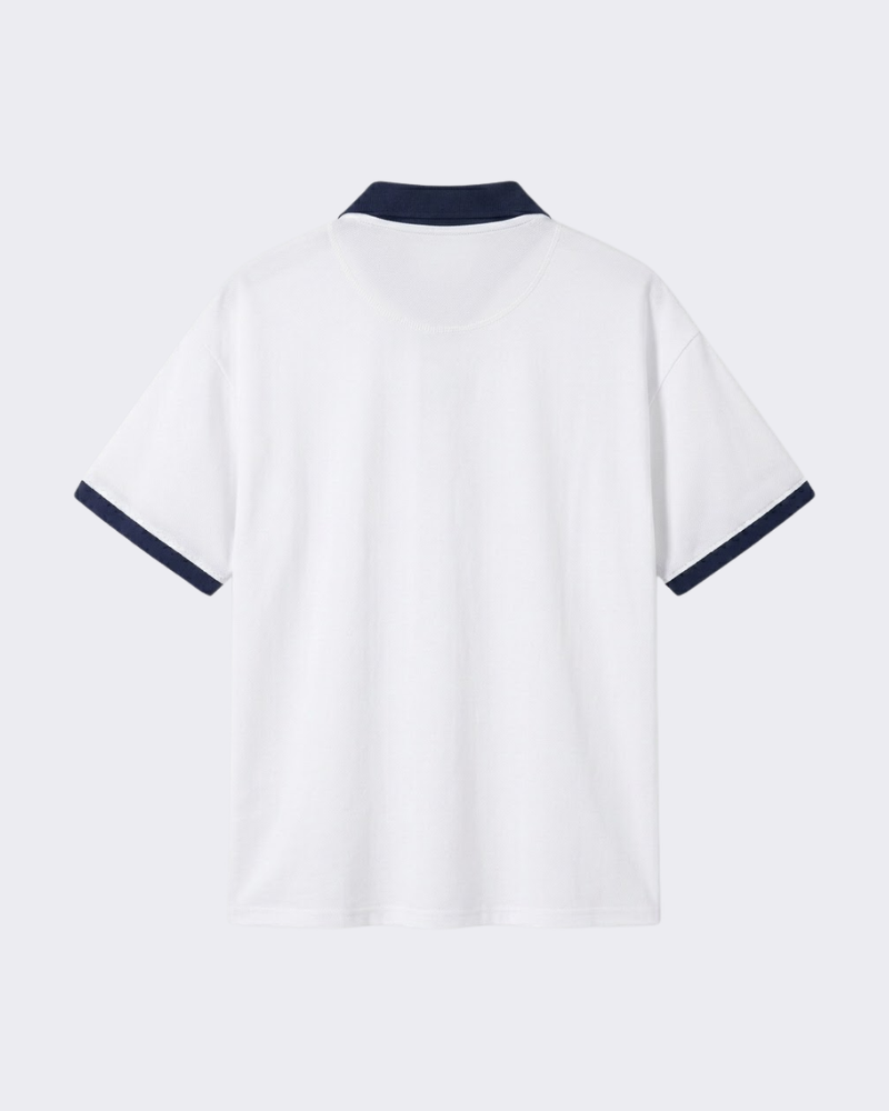EVAN CONTRAST KNIT POLO