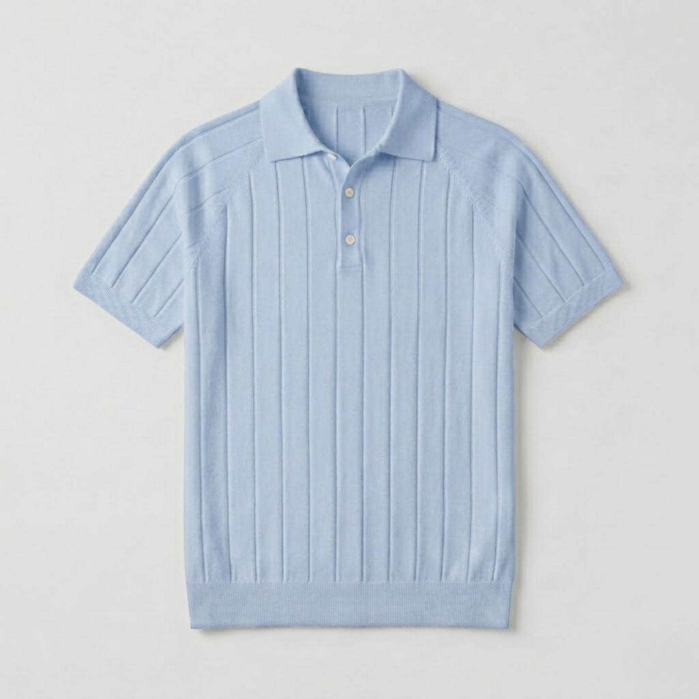 MASSIMO RIBBED KNIT POLO