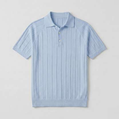 MASSIMO RIBBED KNIT POLO