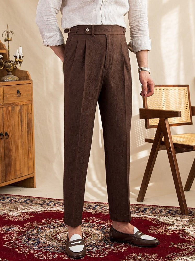 PASCAL PLEATED TROUSERS