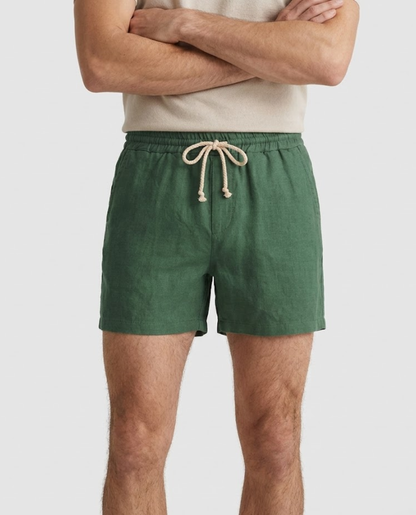 LAZARO LINEN SHORTS