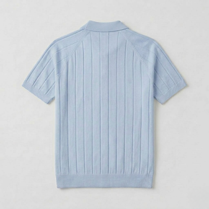 MASSIMO RIBBED KNIT POLO