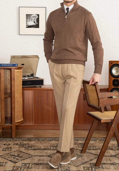 CLAUDIO HALF ZIPPER JUMPER