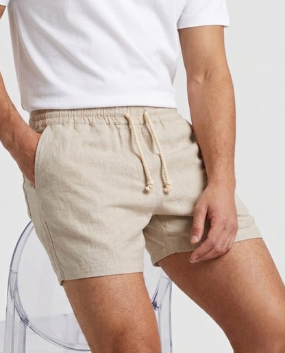 LAZARO LINEN SHORTS