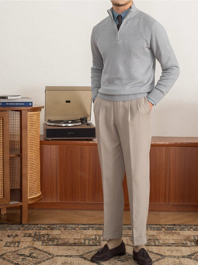 CLAUDIO HALF ZIPPER JUMPER