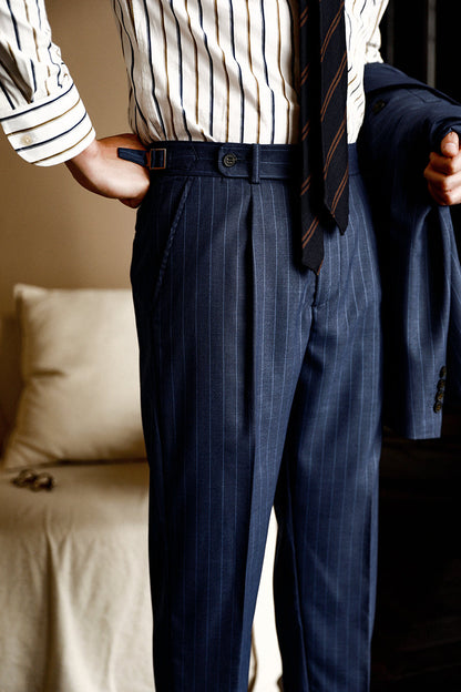 MARCEL PINSTRIPE TROUSERS