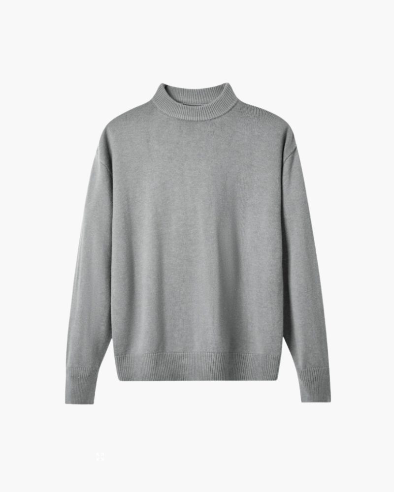 HARVEY MERINO MOCK NECK SWEATER