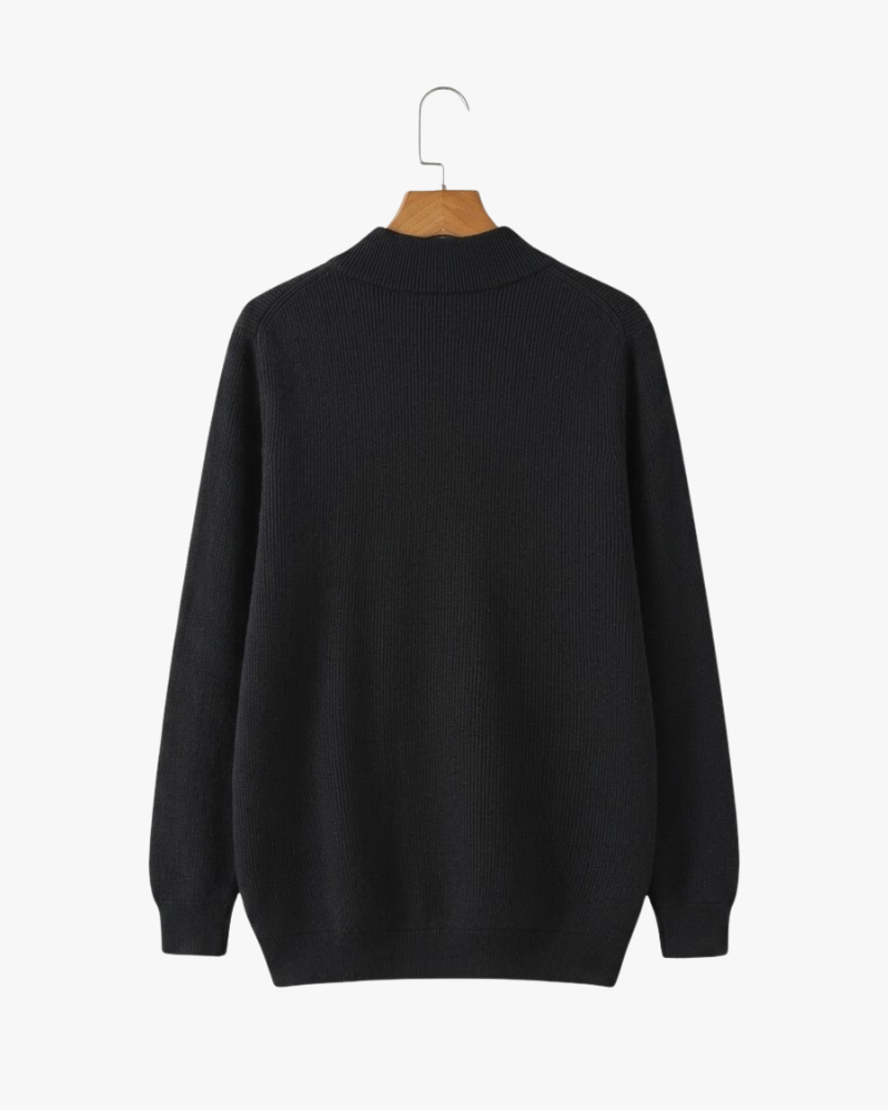 BENNETT MERINO FULL-ZIP SWEATER