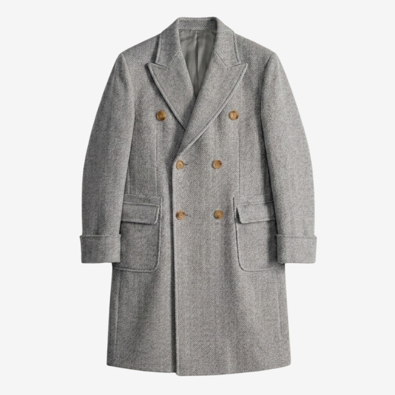 DOMINIC VINTAGE HERRINGBONE COAT