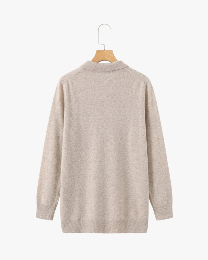 ROWAN MERINO HENLEY SWEATER