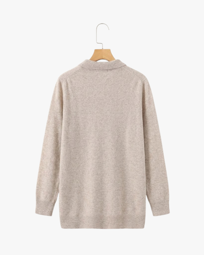 ROWAN MERINO HENLEY SWEATER