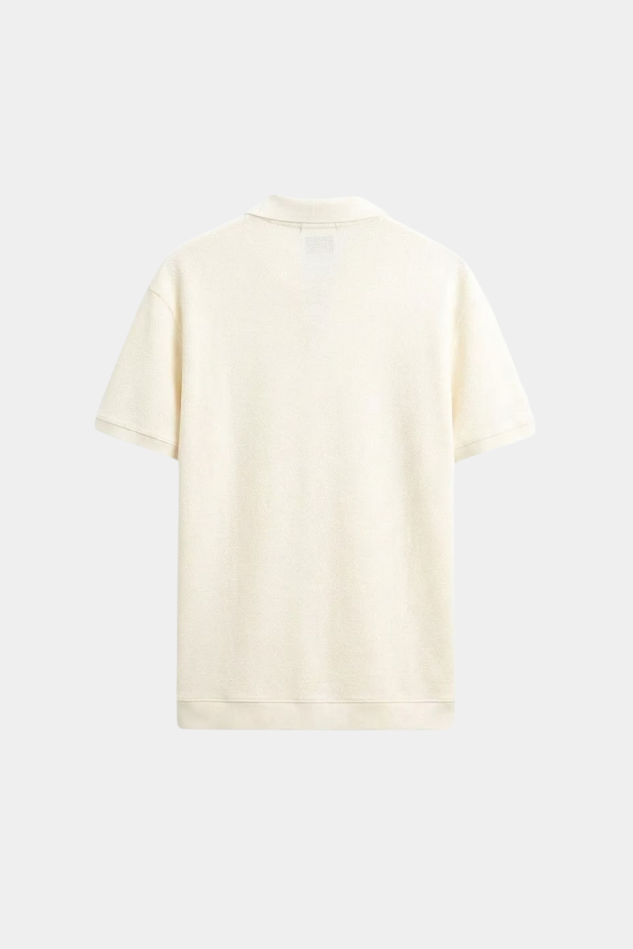 LEON KNIT OPEN-COLLAR POLO