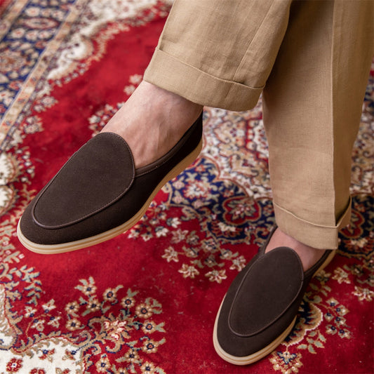 LORENZIO SUEDE SLIP-ON LOAFER