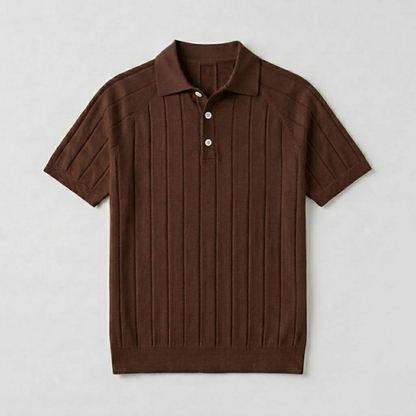 MASSIMO RIBBED KNIT POLO