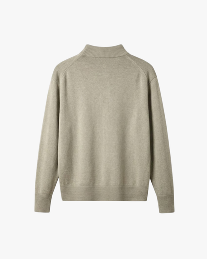 HARVEY MERINO MOCK NECK SWEATER