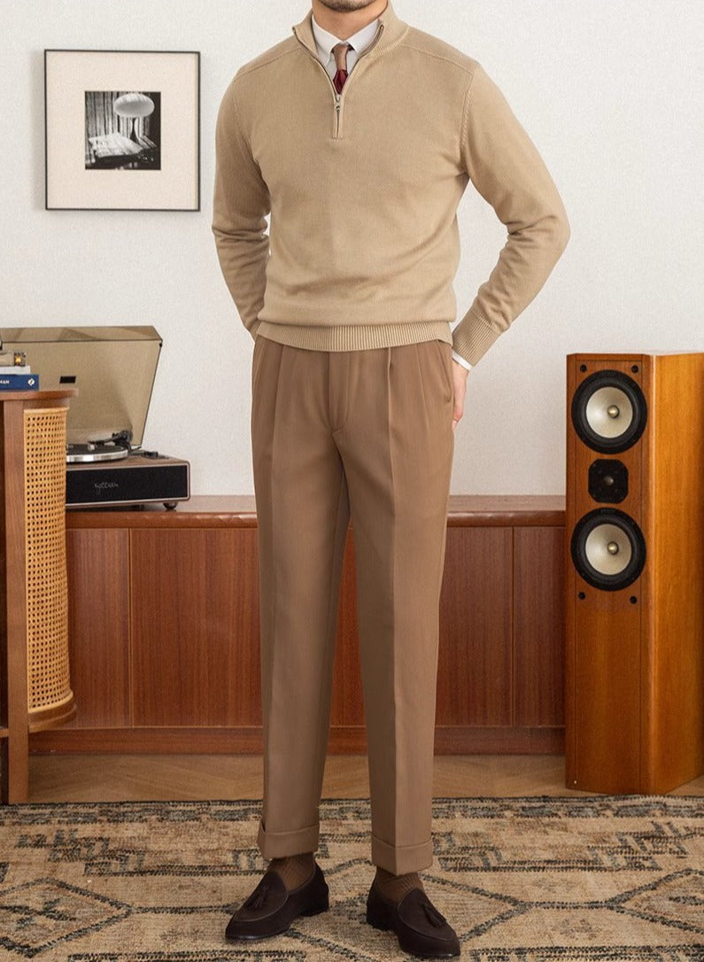 CLAUDIO HALF ZIPPER JUMPER