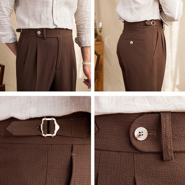 PASCAL PLEATED TROUSERS