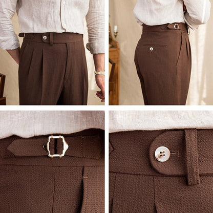 PASCAL PLEATED TROUSERS