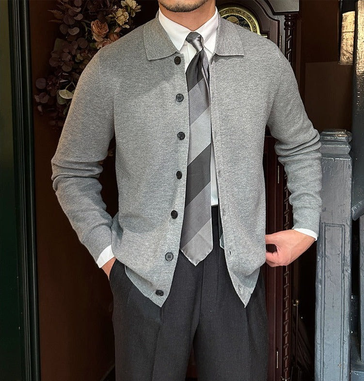 FELIPE COLLARED CARDIGAN