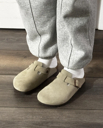 ERNESTO SUEDE CLOGS