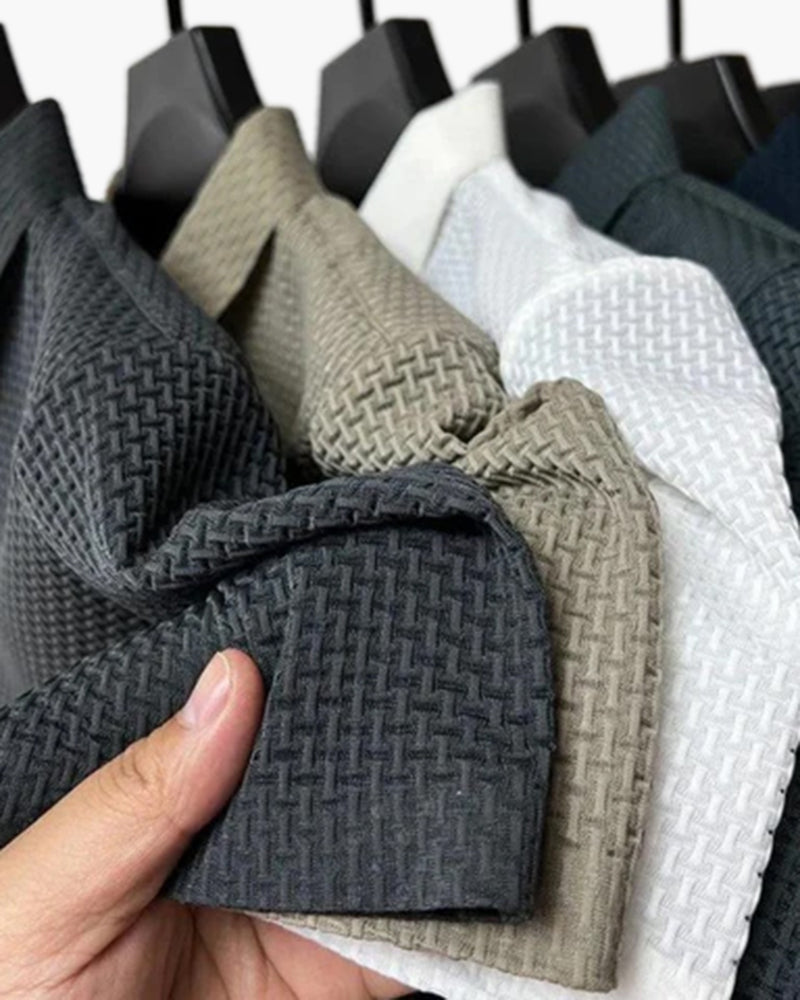 MARC TEXTURED KNIT POLO