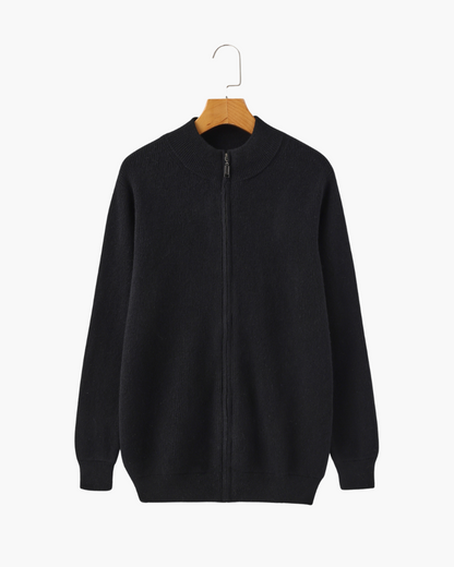 BENNETT MERINO FULL-ZIP SWEATER