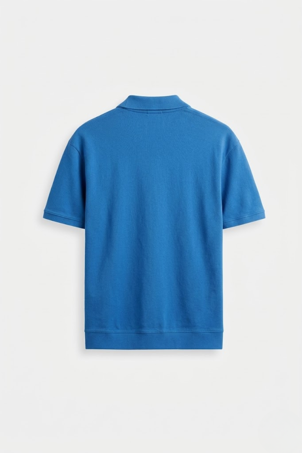 LEON KNIT OPEN-COLLAR POLO