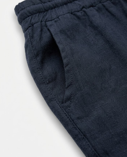 LAZARO LINEN SHORTS