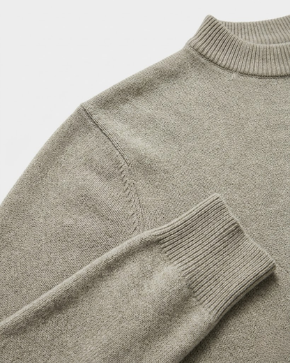 HARVEY MERINO MOCK NECK SWEATER