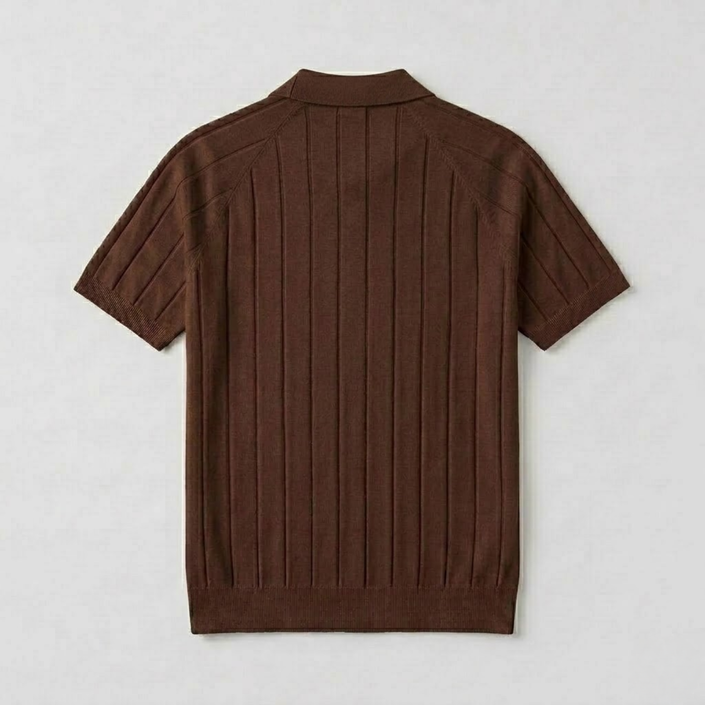 MASSIMO RIBBED KNIT POLO