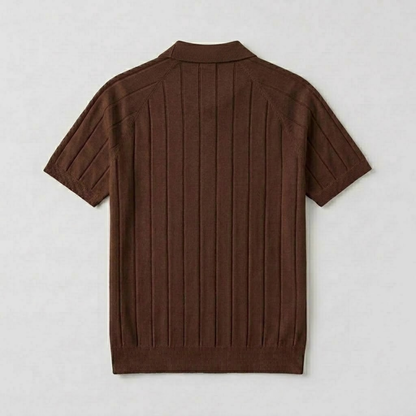 MASSIMO RIBBED KNIT POLO