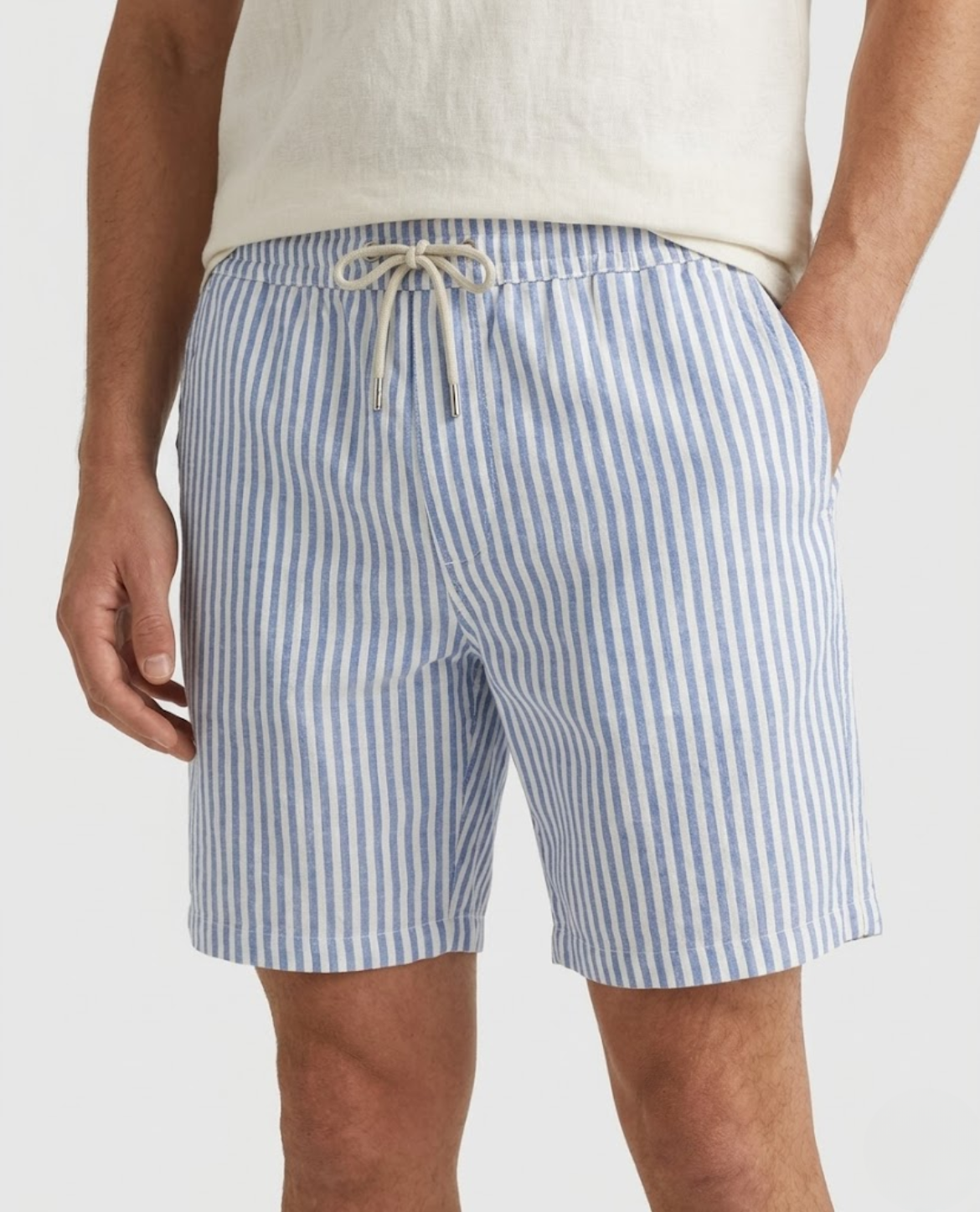 SALVADORE STRIPED SHORTS