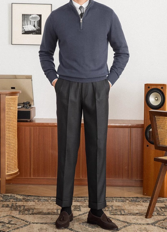 CLAUDIO HALF ZIPPER JUMPER