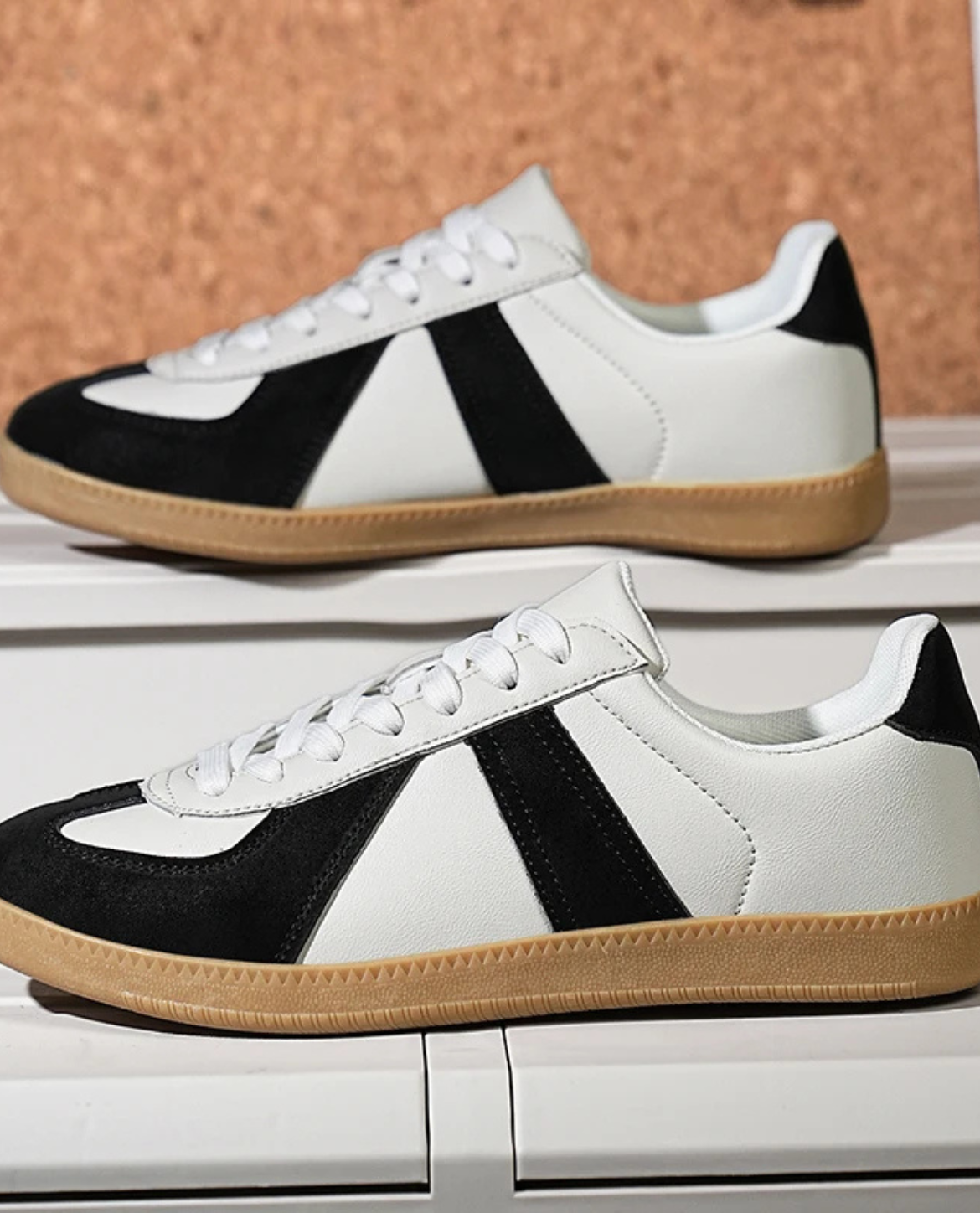 CARMELO LEATHER SNEAKERS