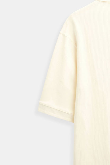 LEON KNIT OPEN-COLLAR POLO