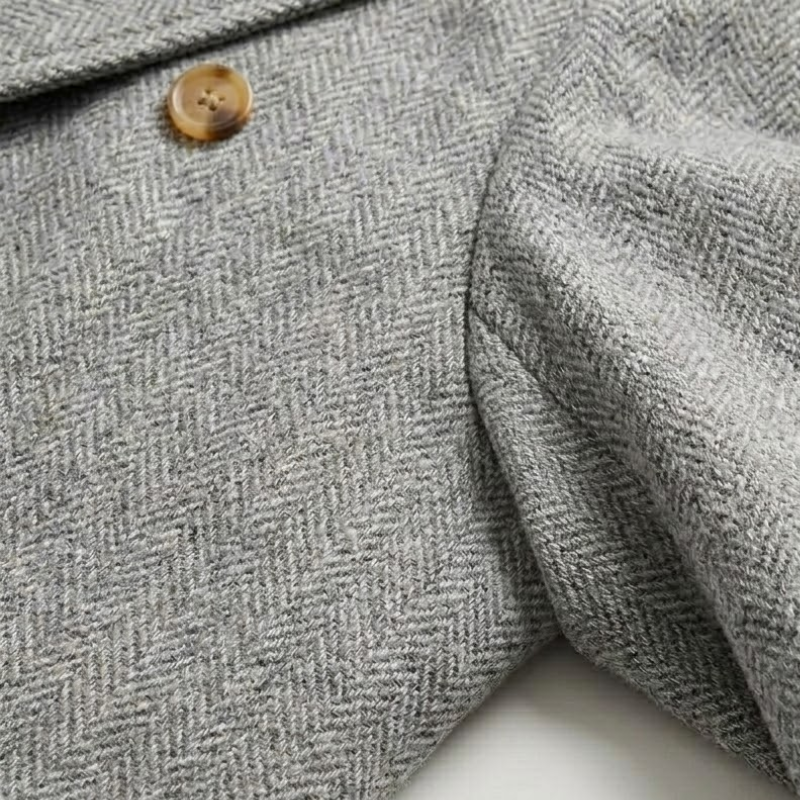 DOMINIC VINTAGE HERRINGBONE COAT