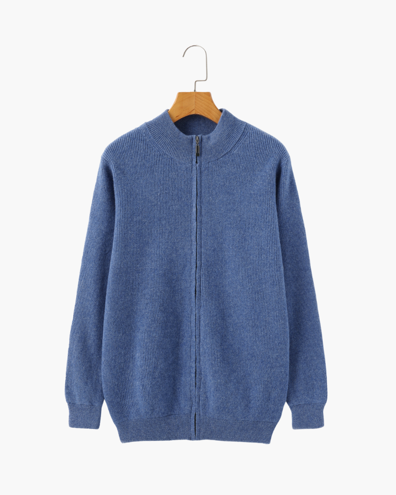 BENNETT MERINO FULL-ZIP SWEATER