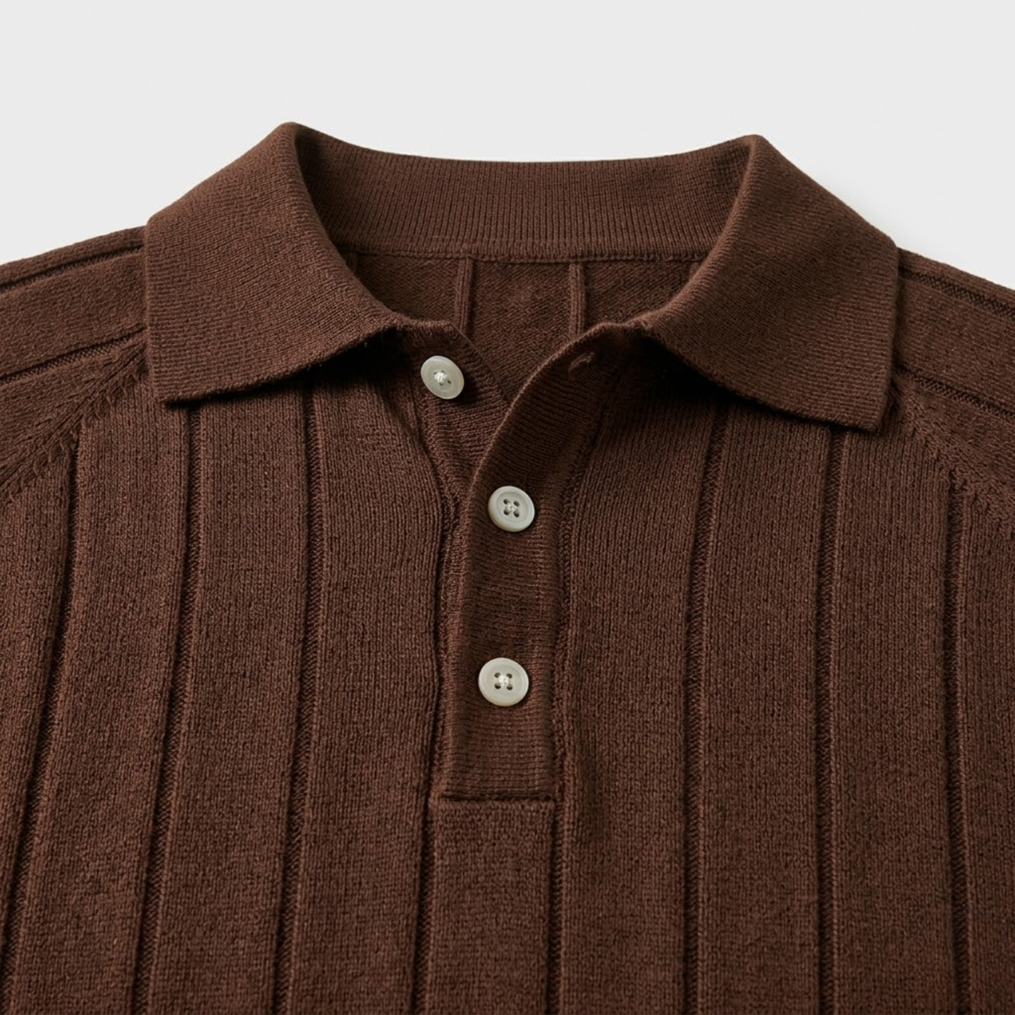MASSIMO RIBBED KNIT POLO