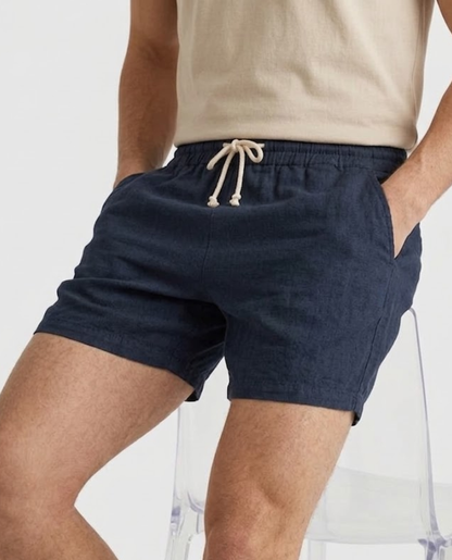LAZARO LINEN SHORTS
