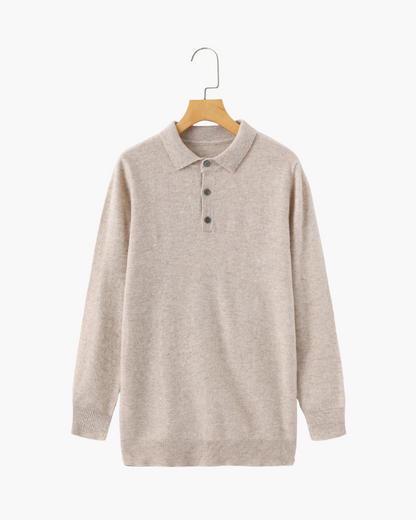 ROWAN MERINO HENLEY SWEATER