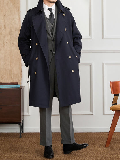 DOMENICO DOUBLE-BREASTED TRENCH COAT