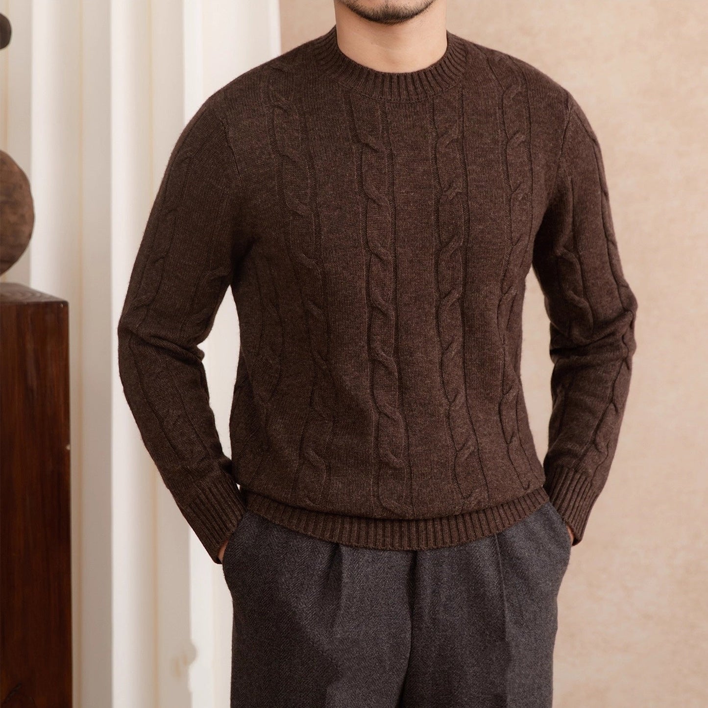MAURO WOOL CREWNECK