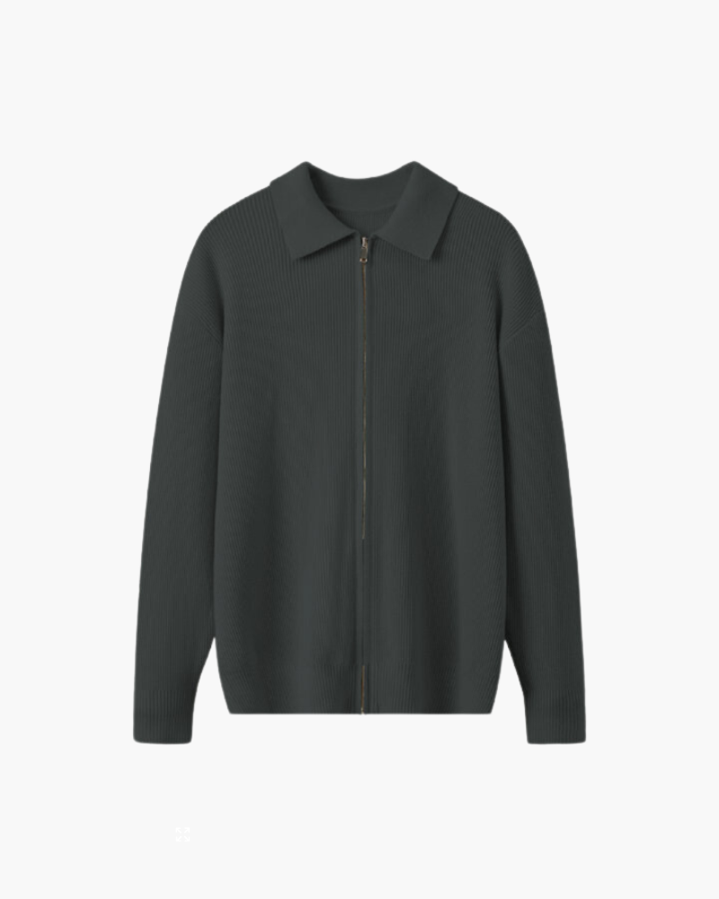 SOREN KNIT LONG-SLEEVE POLO