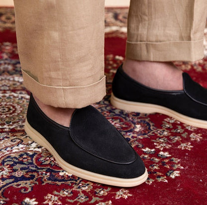 LORENZIO SUEDE SLIP-ON LOAFER