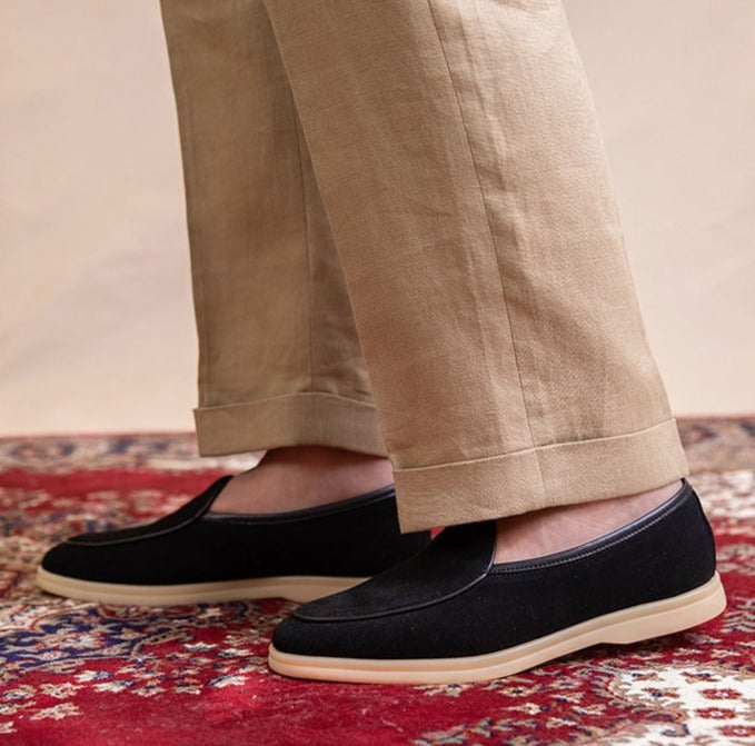 LORENZIO SUEDE SLIP-ON LOAFER