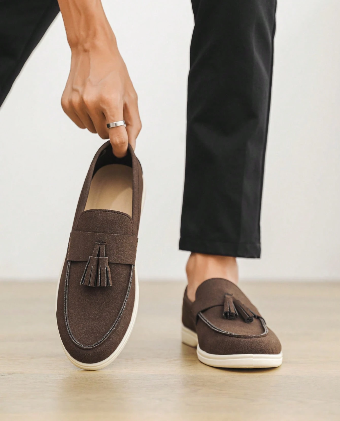 DONATO SORRENTO SUEDE LOAFERS